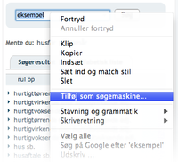 Værktøjsmenuen i Google Chrome