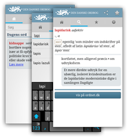 Ordbogsopslag - android